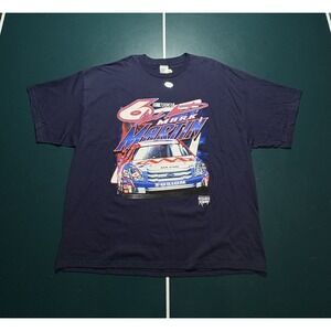 Vintage Mark Martin Roush Racing Double Sided Graphic T Shirt Size 3XL Brand New